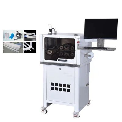 Визуальным автоматизированный положением автомат для резки шланга PE ЕВА автомата для резки трубки медицинский