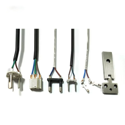 2.0T Автоматическая вибрирующая плитка питания 3 Pin 2 Pin Plug Terminal Power Cord Plug Cable Crimping Machine