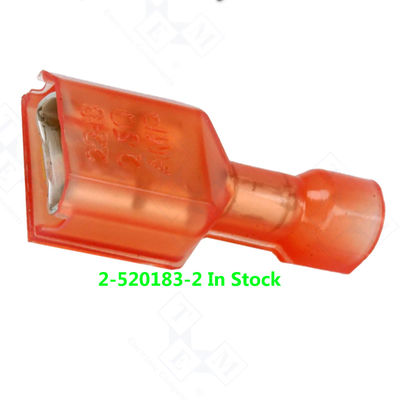 Amp Tyco Te 2-520183-2 Ultra-Fast 250 Quick Disconnects, Receptacle 22-18 AWG Wire Size 32-82 mm Wire Size Mating Tab