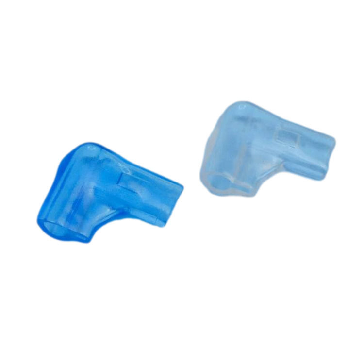 4.8/5.2/6.3mm Flag Spade 90 Angle Terminal Insulator Sleeve 250 205 187 Rubber PVC Blue Transparent Sheath
